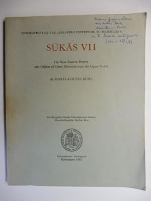 Image du vendeur pour SUKAS VII - The Near Eastern Pottery and Objects of Other Materials from the Upper Strata. + AUTOGRAPH *. mis en vente par Antiquariat am Ungererbad-Wilfrid Robin