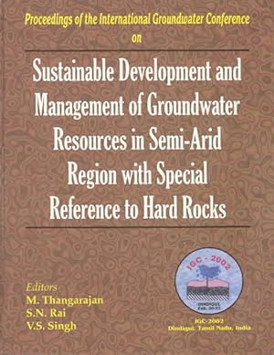 Image du vendeur pour Sustainable Development and Management of Groundwater Resources in Semi Arid Region. mis en vente par GreatBookPricesUK