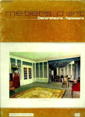 Bild des Verkufers fr Metiers d'art decorateurs et tapissiers N9, juillet aout septembre 1967- la cuisine, la salle de bain en bois, recherche de structure par zimbacca, artisanat regional, expo art de vivre 1967, les loisirs de la femme a la maison de l'o.r.t.f., journees. zum Verkauf von Le-Livre