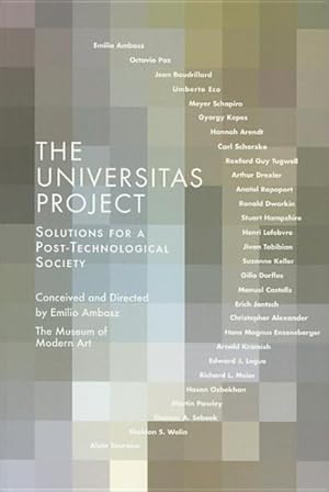 Imagen del vendedor de Universitas Project : Solutions for a Post-technological Society a la venta por GreatBookPrices