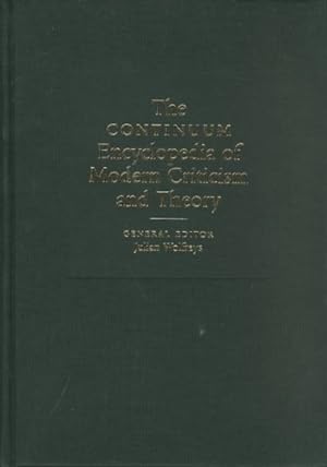 Immagine del venditore per Continuum Encyclopedia Of Modern Criticism And Theory venduto da GreatBookPrices