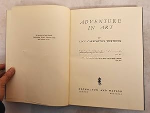Seller image for Adventures in art for sale by Mullen Books, ABAA