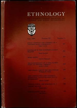 Image du vendeur pour The Epidemiology of a Folk Illness: Susto In Hispanic America; Nagual, Witch and Sorcerer in a Quiche Village in Ethnology Volume III, Number 3 mis en vente par The Book Collector, Inc. ABAA, ILAB