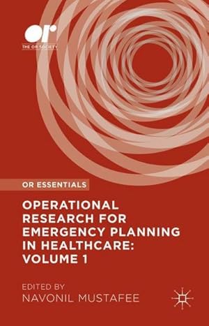 Image du vendeur pour Operational Research for Emergency Planning in Healthcare: Volume 1 mis en vente par AHA-BUCH GmbH