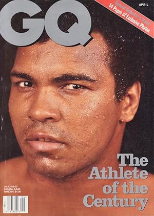 Immagine del venditore per GQ April 1998 (Mohammed Ali cover) venduto da Americana Books, ABAA