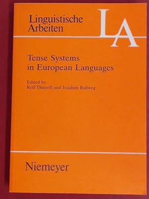 Seller image for Tense systems in european languages. Vol. 308 of series "Linguistische Arbeiten". for sale by Wissenschaftliches Antiquariat Zorn