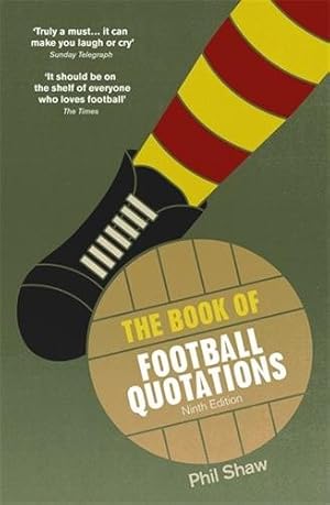 Seller image for Book of Football Quotations for sale by GreatBookPricesUK