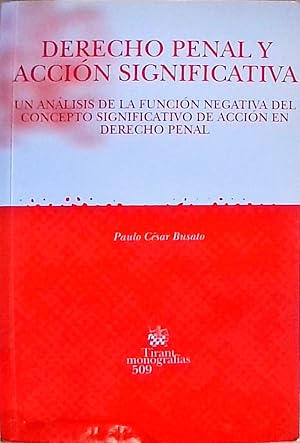 Derecho Penal y acción significativa