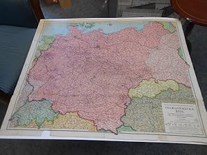 Neubertova podrobná mistopisná mapa: Velkonemecká Rise, Protektorát Cechy a Morava, Gen.-Gouverne...