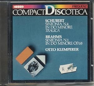 Bild des Verkufers fr Franz Schubert Sinfonie Nr. 4 D 417 Tragica / Johannes Brahms Sinfonie Nr.1 Op.68 [Otto Klemperer] zum Verkauf von WeBuyBooks