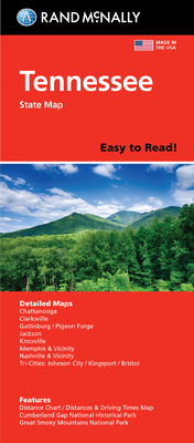 Immagine del venditore per Rand McNally Easy to Read Folded Map: Tennessee State Map (Sheet Map, Folded) venduto da BargainBookStores