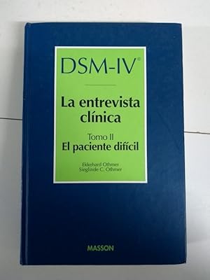 Seller image for DSM IV. La entrevista clnica, II. El paciente difcil for sale by Libros Ambig