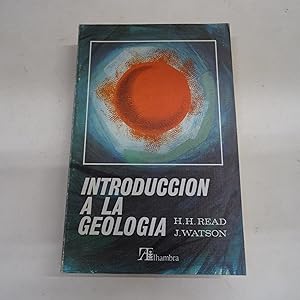 Seller image for INTRODUCCION A LA GEOLOGA. for sale by Librera J. Cintas