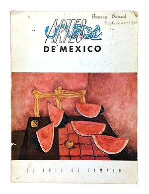 El Arte de Tamayo [Artes de Mexico, Vol. IV, no. 12, mayo - junio, 1956]
