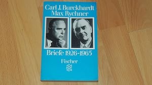 Imagen del vendedor de Carl J. Burkhardt Max Rychner: Briefe 1926 bis 1965. a la venta por Versandantiquariat Ingo Lutter