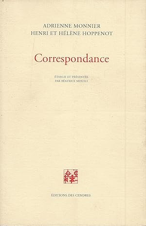 Seller image for Correspondance. for sale by Librairie Les Autodidactes - Aichelbaum