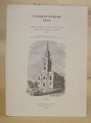 London Parish Map - A Map Of The Ecclesiastical Divisions Within The County Of London 1903