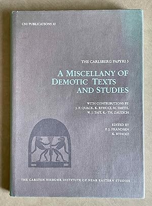 Seller image for A Miscellany of Demotic Texts and Studies (The Carlsberg Papyri, vol. 3) for sale by Meretseger Books