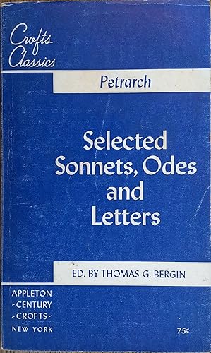 Seller image for Selected Sonnets, Odes and Letters (Crofts Classics) for sale by The Book House, Inc.  - St. Louis