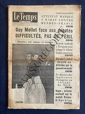LE TEMPS DE PARIS-N°1-18 AVRIL 1956