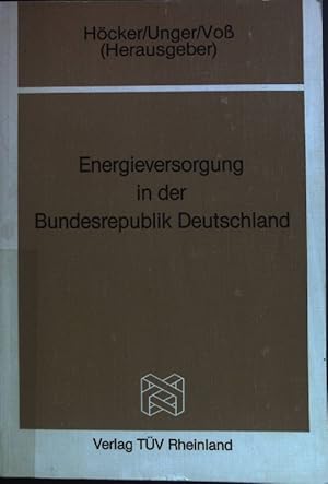 Immagine del venditore per Energieversorgung in der Bundesrepublik Deutschland : Vortrge und Diskussionen auf dem Energiesymposium an der Universitt Stuttgart im Februar 1983. venduto da books4less (Versandantiquariat Petra Gros GmbH & Co. KG)