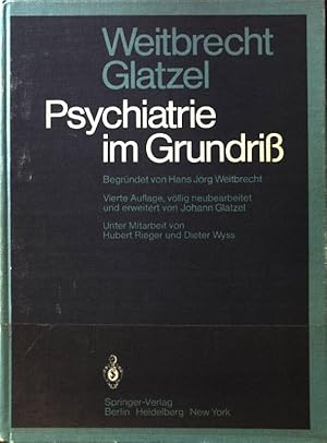 Imagen del vendedor de Psychiatrie im Grundriss. a la venta por books4less (Versandantiquariat Petra Gros GmbH & Co. KG)