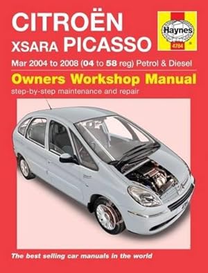Imagen del vendedor de Citroen Xsara Picasso Petrol & Diesel (Mar 04 - 08) Haynes Repair Manual a la venta por WeBuyBooks