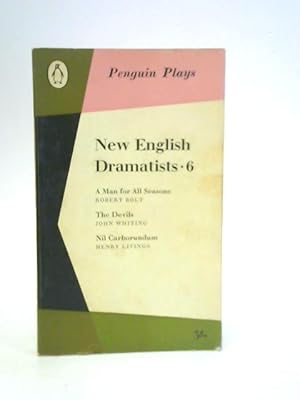 Seller image for New English Dramatists 6 for sale by World of Rare Books