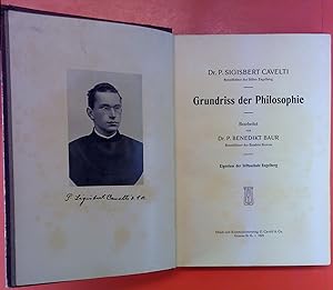 Bild des Verkufers fr Grundriss der Philosophie, I. BAND: Logig und II. BAND: Naturphilosophie zum Verkauf von biblion2