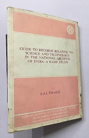 Bild des Verkufers fr Guide To Records Relating To The Science And Technology In The National Archives. A Ramp Study. zum Verkauf von Prabhu Book Exports