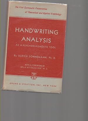 Seller image for Handwriting Analysis As a Psychodiagnostic Tool A Study in General and Clinical Graphology for sale by Mossback Books