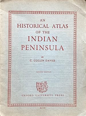 Seller image for An historical atlas of the Indian Peninsula for sale by Acanthophyllum Books