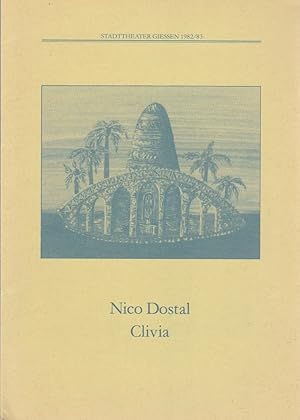 Bild des Verkufers fr Programmheft Nico Dostal CLIVIA Premiere 26. September 1982 Spielzeit 1982 / 83 Heft 3 zum Verkauf von Programmhefte24 Schauspiel und Musiktheater der letzten 150 Jahre