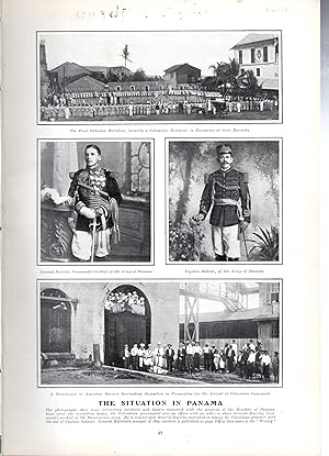 Seller image for ENGRAVING: "The Situation in Panama".photos & engraving from Harper's Weekly, January 16, 1904 for sale by Dorley House Books, Inc.