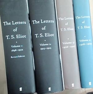Image du vendeur pour LETTERS OF T.S. ELIOT: Vol 1. 1898-1922; Vol 2. 1923-1925; Vol 3. 1926-1927; Vol 4. 1928-1929 mis en vente par Chapter 1