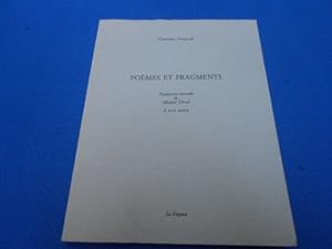 Poèmes et Fragments