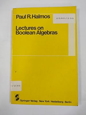 Seller image for Lectures on Boolean algebras. for sale by TraperaDeKlaus