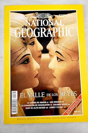 Imagen del vendedor de National Geographic, Ao 1998,vol. 3, n 5:: El Valle de los Reyes; La tumba de Abusir; El regreso de los cosacos; La expedicin de Shackleton; Colobos rojos; Surf en Maui; Lewis y Clark: Naturalistas y exploradores; Lewis y Clark: En busca del Pacfico a la venta por Alcan Libros