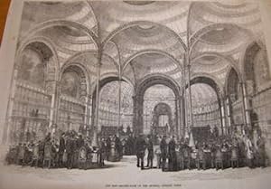 New Reading-Room At The Imperial Library, Paris. From The Illustrated London News, October 24, 1868.