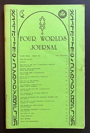 Seller image for Four Worlds Journal, Volume 3, Number 1 (Fall 1985 / 5745) for sale by Philip Smith, Bookseller