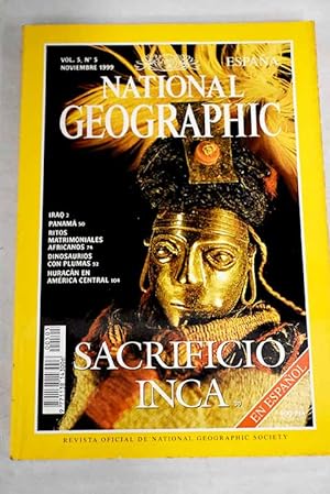 Imagen del vendedor de National Geographic, Ao 1999,vol. 5, n 5:: Testimonio: Iraq: Iraq; El mar Caspio.; Congelados en el tiempo; Licaones.; Panam: en vsperas del traspaso: en vsperas del traspaso; Los piratas del Whydah.; Ritos matrimoniales africanos; Hormigas y plantas: amigas y enemigas.: amigas y enemigas.; Tena plumas T. rex?; Tras el diluvio a la venta por Alcan Libros