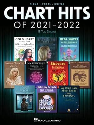 Seller image for Chart Hits of 2021-2022: 18 Top Singles Arranged for Piano/Vocal/Guitar (Paperback) for sale by Grand Eagle Retail
