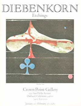 Immagine del venditore per Diebenkorn Etchings. Exhibition at Crown Point Gallery, 10 January-27 February 1982. (Exhibition Brochure). venduto da Wittenborn Art Books