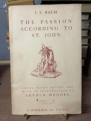The Passion According to St. John (Vocal Score)
