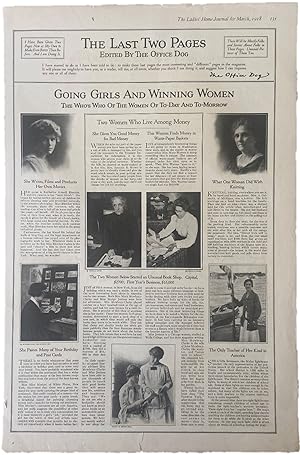 Ladies Home Journal Highlights Women in Business, 1918