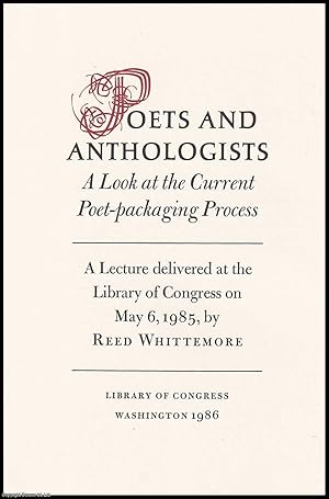 Imagen del vendedor de Poets and Anthologists. A Look at the Current Poet-packaging Process. A Lecture delivered at the Library of Congress on May 6, 1985. a la venta por Cosmo Books