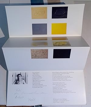 Bild des Verkufers fr Peter Brubacher - Lack und Asche. Katalog zur Ausstellung in der Kaserne Basel vom 19.8.-10.9.1989 zum Verkauf von Antiquariat Trger