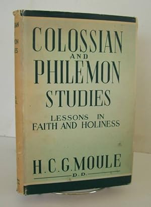 Imagen del vendedor de Colossian and Philemon Studies a la venta por John E. DeLeau