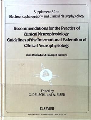 Seller image for Recommendation for the Practice of Clinical Neuropysiology: Guidelines of the International Federal of Clinical Neurophysiology: Supplement to Electroencephalography and Clinical Neurophysiology, Supplement No. 52; for sale by books4less (Versandantiquariat Petra Gros GmbH & Co. KG)