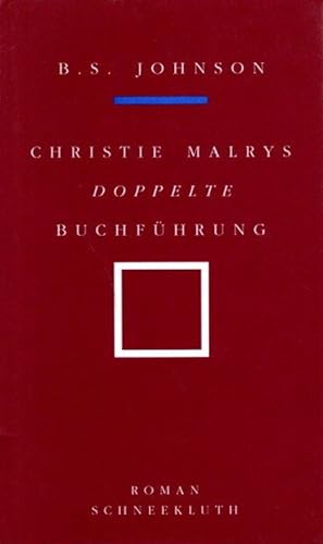 Immagine del venditore per Christie Malry's doppelte Buchfhrung. venduto da nika-books, art & crafts GbR